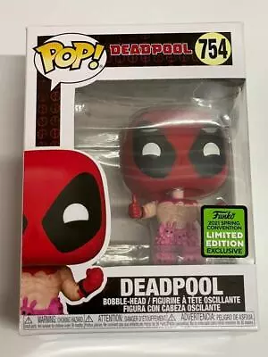 Funko POP! Deadpool With Teddy Belt ECCC 2021 754 Vinyl Figure Limited Edition • $25