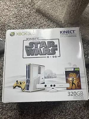 Microsoft Xbox 360 320GB Kinect Star Wars Limited Edition BONUS R2D2 CONTROLLER • $152.50