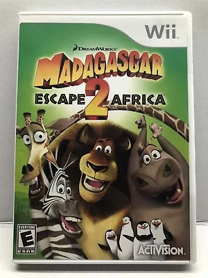 Nintendo Wii - Madagascar 2 Escape 2 Africa - Complete W/ Manual - Free Ship • $6.69