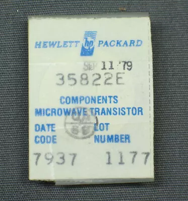 HP 35822E Microwave Transistor 8GHz New • $33