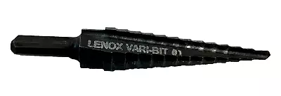 LENOX Vari-Bit#1 VB1 ~ 1/8-Inch To 1/2-Inch Step Drill Bit With 1/4-Inch Shank • $20