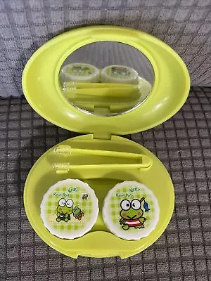 Vintage Sanrio Keroppi Plastic Contact Lens Case Box Set • $19.99