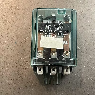 Miller Syncrowave 250 CR5 000770 RELAY Encl 24VDC DPDT MIDTEX 157-33c200 • $37