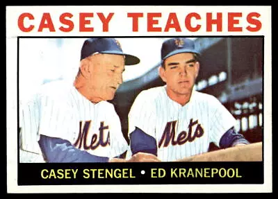 1964 Topps #393 Casey Teaches Casey Stengel Kranepool NR-MINT NO RESERVE! • $0.99