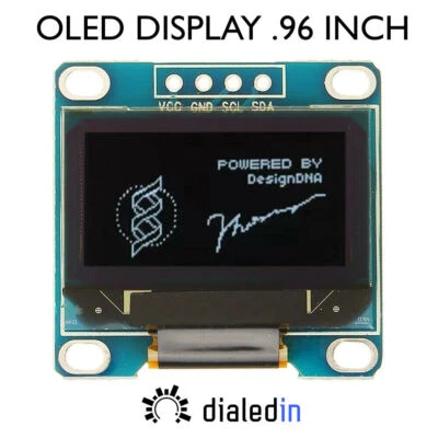 $10.58 • Buy OLED Display 0.96 Inch 128x64 SSD1306 I2C For ESP32 Arduino Raspberry Pi