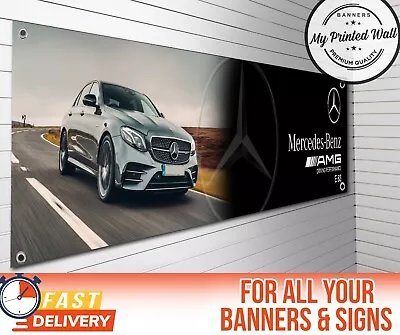 Mercedes-Benz AMG E63 Banner For WORKSHOP Garage SIGN Showroom • $20.84