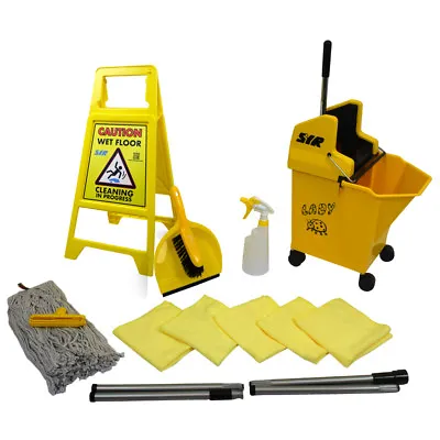 SYR Lady Bug Mop Bucket Floor Cleaning Starter Kit - Yellow • £68.95