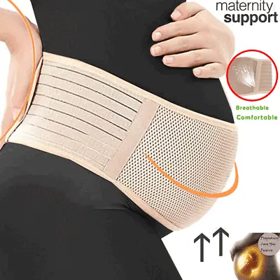 Womens Maternity Pregnancy Back Support Belt Prenatal Abdomen Waist Belly Brace • $14.59