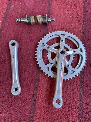 Sugino AT Triple Crankset 170mm 52-45-28 Cold Forged Vintage Square Taper JIS • $100