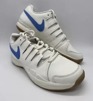 Nike Court Air Zoom Vapor 9.5 Tour Leather Heritage Size 10 FJ1683-100 Sail Gum • $110