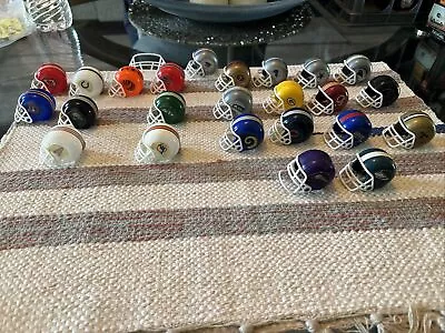 Lot (24) Vintage Prob Mid 90’s NFL Mini Gumball Machine Football Helmet Shells • $20