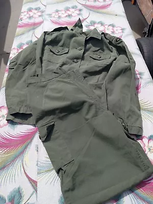 Vietnam Era WAC Ripstop Field Work Utility Uniform Pants And Shirt  • $50