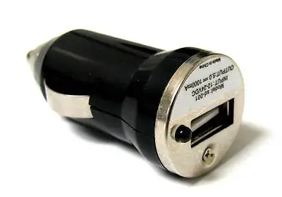 Black USB Port Mini Car Charger Adapter For MP3 IPOD IPhone Cellphone 1000mah • $3.99