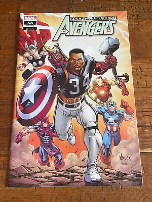 Avengers #58 Bo Jackson Hof Oakland Raiders Todd Nauck Variant Captain America • $69.99