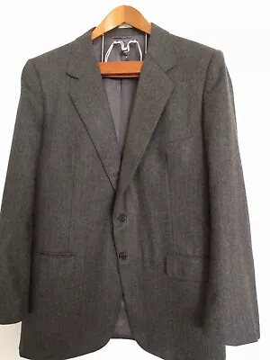 Belvest Men’s Suit 56R (US46R) Dark Gray 100% Wool Made In Italy • $75