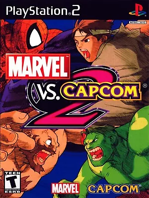 Marvel Vs. Capcom 2 PS2 BOX ART Premium POSTER MADE IN USA • $13.95