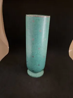 VINTAGE GUSTAVSBERG SWEDEN POTTERY ARGENTA VASE WILHELM KAGE ART DECO SIGNED 30s • $45