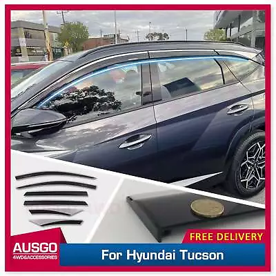 AUSGO Stainless Steel Weather Shields For Hyundai Tucson 2021-Onwards • $90.99