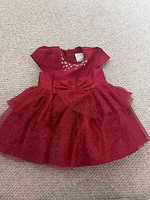 Disney Baby 6-9 Months Red Dress • £0.99