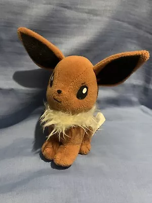 Pokemon Hasbro Eevee #133 Plush Soft Toy Beanie 12cm • £14.99