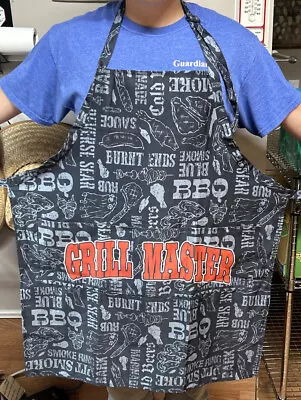 The Grill Master Apron Funny Aprons For Men Funny Guy Apron Funny Dad Apron • $13.49