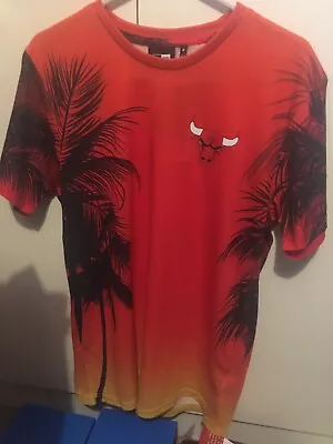 £22 • Buy New Era Chicago Bulls Summer City Print T-Shirt M