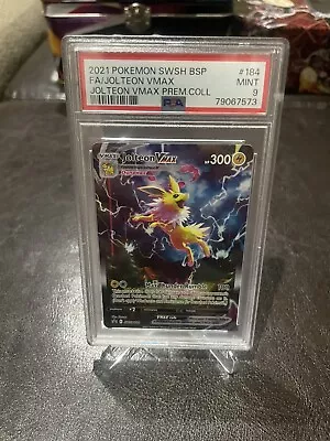 PSA 9 Jolteon SWSH184 VMAX Pokemon Card 2021 #184 • $35