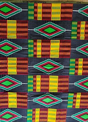 Elegant & Stunning Kente African Ankara  Wax Print100% Cotton Sell By 6 Yards • $30