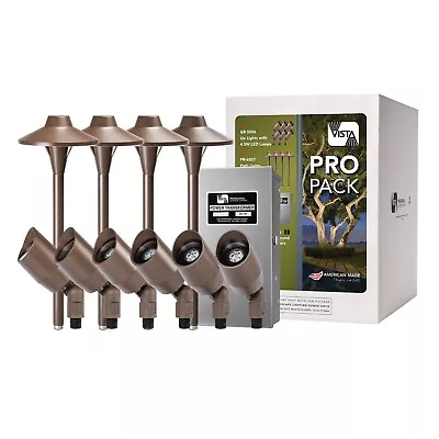 Vista Outdoor Landscaping Lighting Pro Pack Kit • $936.03