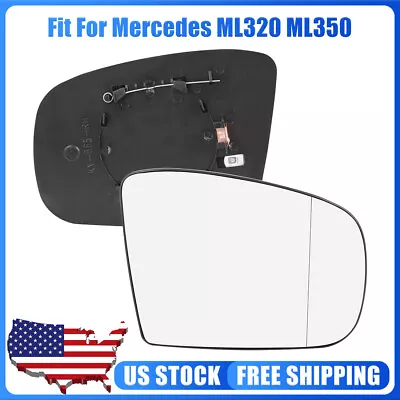 Right Side Mirror Glass Heated Replacement For Mercedes ML320 ML350 • $24.99