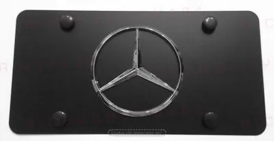 3D Mercedes Benz Front Stainless Steel Finished License Plate Frame Holder • $38.99