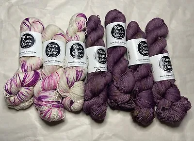 Kim Dyes Yarn Rye Sock + Sugar Cookies Sock 7-skein Bundle / Sweater Knit Kit • $175