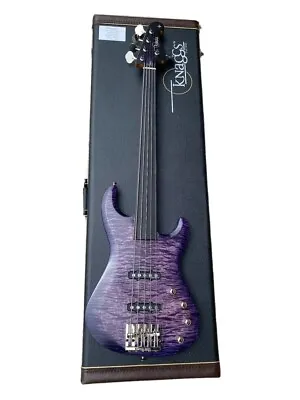 Knaggs T1 Severn 5 Fretless Bass Purple/Blue Burst • $3800