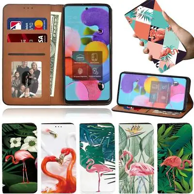 £4.99 • Buy .Print Leather Stand Cover Case For Samsung Galaxy A10E A20E A40 A41 A50 A70 A71