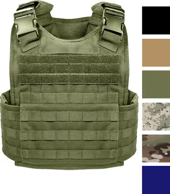 Tactical Plate Carrier Vest Assault Military Combat MOLLE Modular Adjustable • $79.99