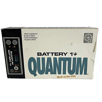 Quantum Battery 1 Plus QB1+ Flash Power Pack With QB-26 AC Charger • $69.99