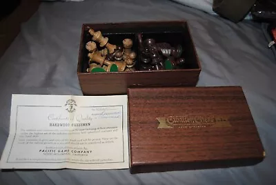 Vintage Cavalier Chess Wood Staunton Rosewood/Olivewood Chessmen • $32