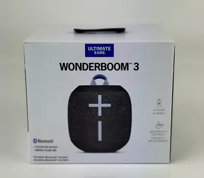 *NEW* UE WONDERBOOM 3 Portable Bluetooth Speaker - Active Black • $65