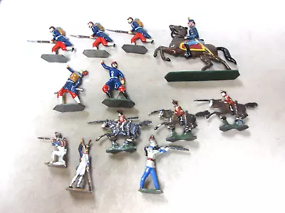 LOT OF 12  VINTAGE  Toy Soldier Metal  DIFFERENT SIZE'S • $9.95