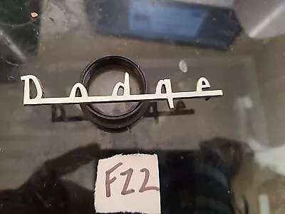 Vintage 1950s Dodge Dash / Glove Box Emblem Oem Mopar 1698673 Bin Fz2 • $34.99