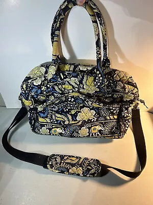 Vera Bradley Ellie Blue Shoulder Bag Large Tote • $29.99