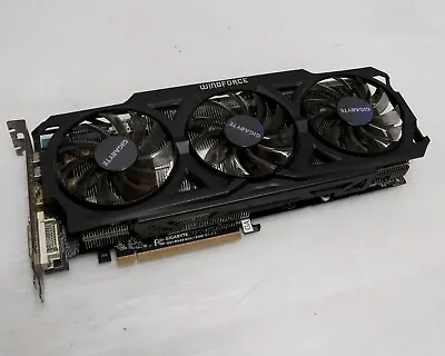 AMD Radeon R9 280X 3GB GDDR5 HDMI DVI DP Gigabyte GV-R928XOC-3GD WORKING • $57.92