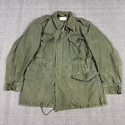 Vintage 50's Military M-1951 M51 Army Field Jacket Coat Men's Small OG-107 USA • $49.96