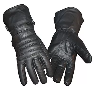 Redline 2XL Men's Winter Gauntlet Thinsulate Leather Gloves Rain Cover G-051 New • $22.49