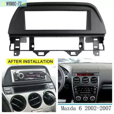 1 Din Fascia Fit For Mazda 6/Atenza 02-07 DVD Dash Mount Trim Set Frame Plate • $55.24