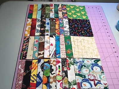 I SPY Quilt Squares Lot Of (40)  5 X5  100% Cotton Rotary Cut RARE SQUARES • $9