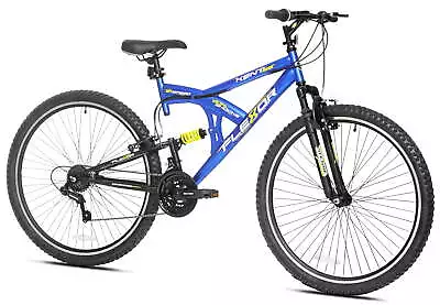 29 In Flexor Men's Dual Suspension Mountain Bike Pro Off Road 21-Speed Blue NEW • $239.79