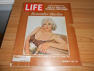 Life Magazine Marilyn Monroe Remember Marilyn September 8 1972 • $9.99