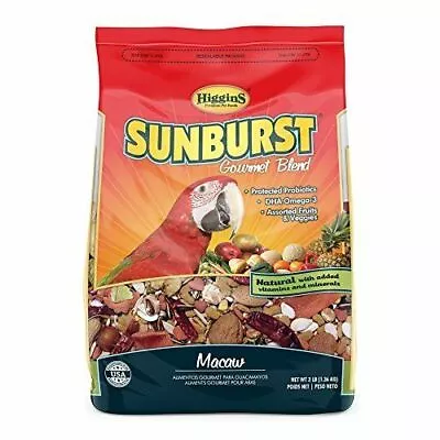 Higgins Sunburst Macaw Food Bird Diet Nuts Seed 25lb  • $111.11