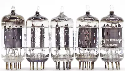 5 Nice Tested Vintage GE Made 12AX7A/ECC83 Vacuum Tubes.................1 Money! • $59.99